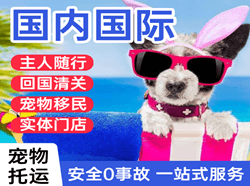 漠河古莲机场邮寄国际宠物托运 【国